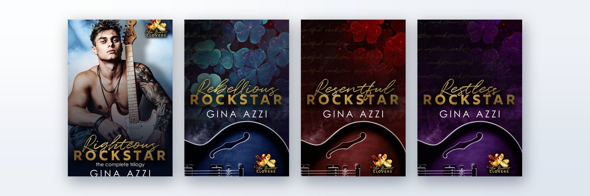 The Burnt Clovers Trilogy covers